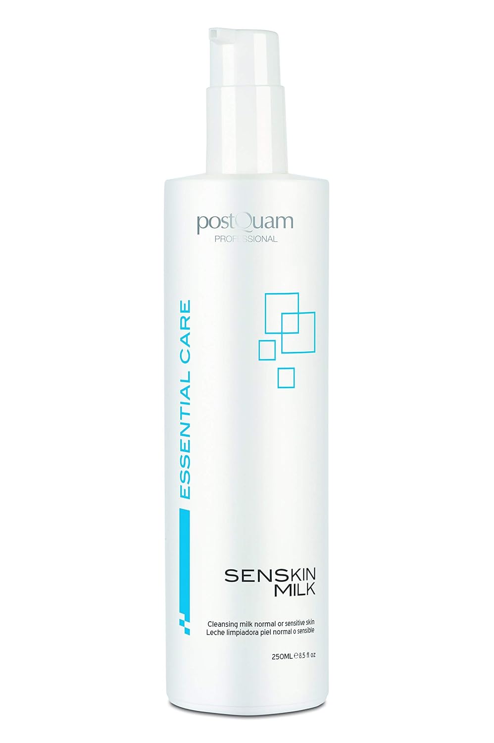 Postquam Professional Senskin Milk Normal/Sensitive Skin 250Ml Cleansing Milk – Leaves The Complexion Clean And Smooth - With Softening And Moisturizing Effect