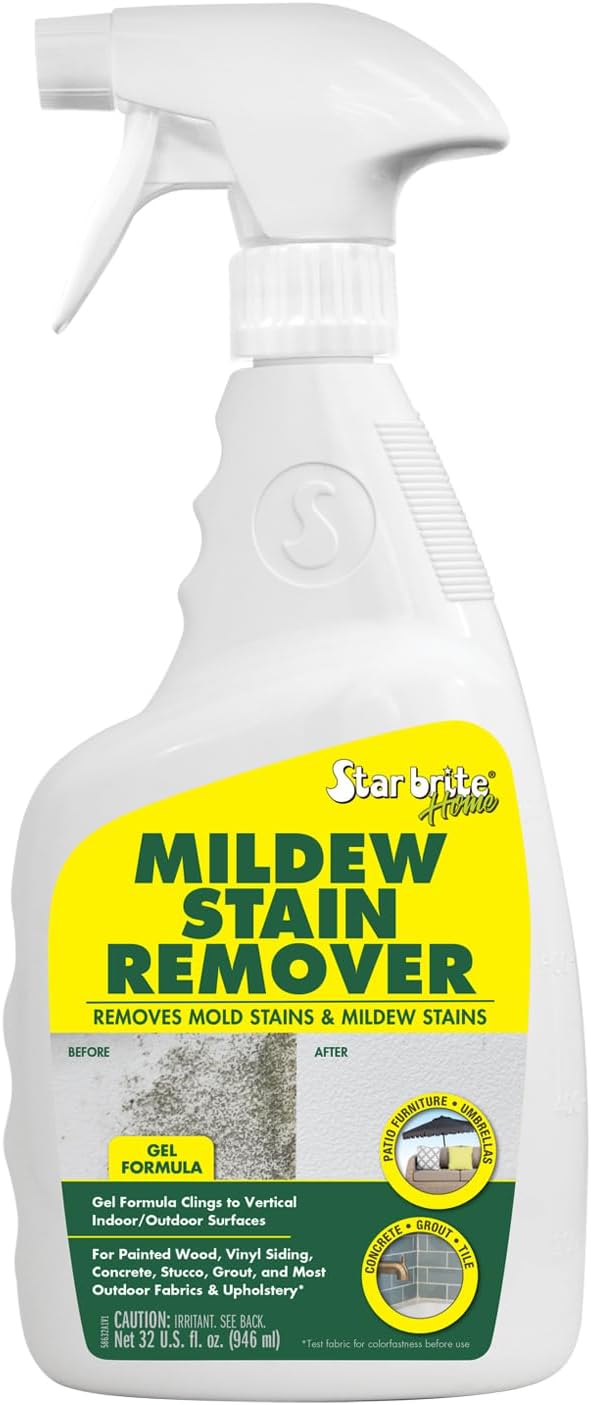 STAR BRITE Home Mildew Stain Remover Gel Spray - 32 OZ