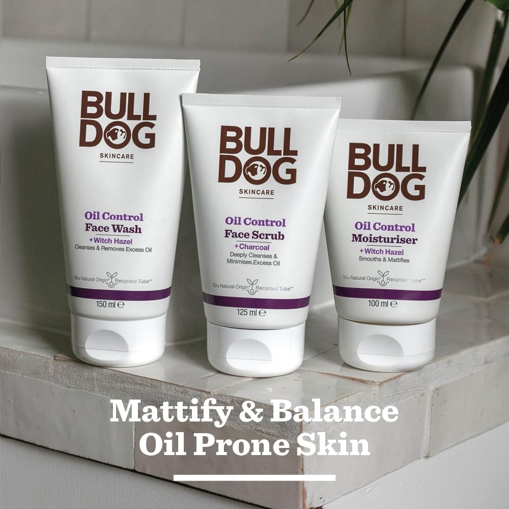 BULLDOG SKINCARE - Oil Control Face Wash For Men | Cleanser for Oily Skin| 150 ml (Pack of 2) : Amazon.co.uk: Beauty
