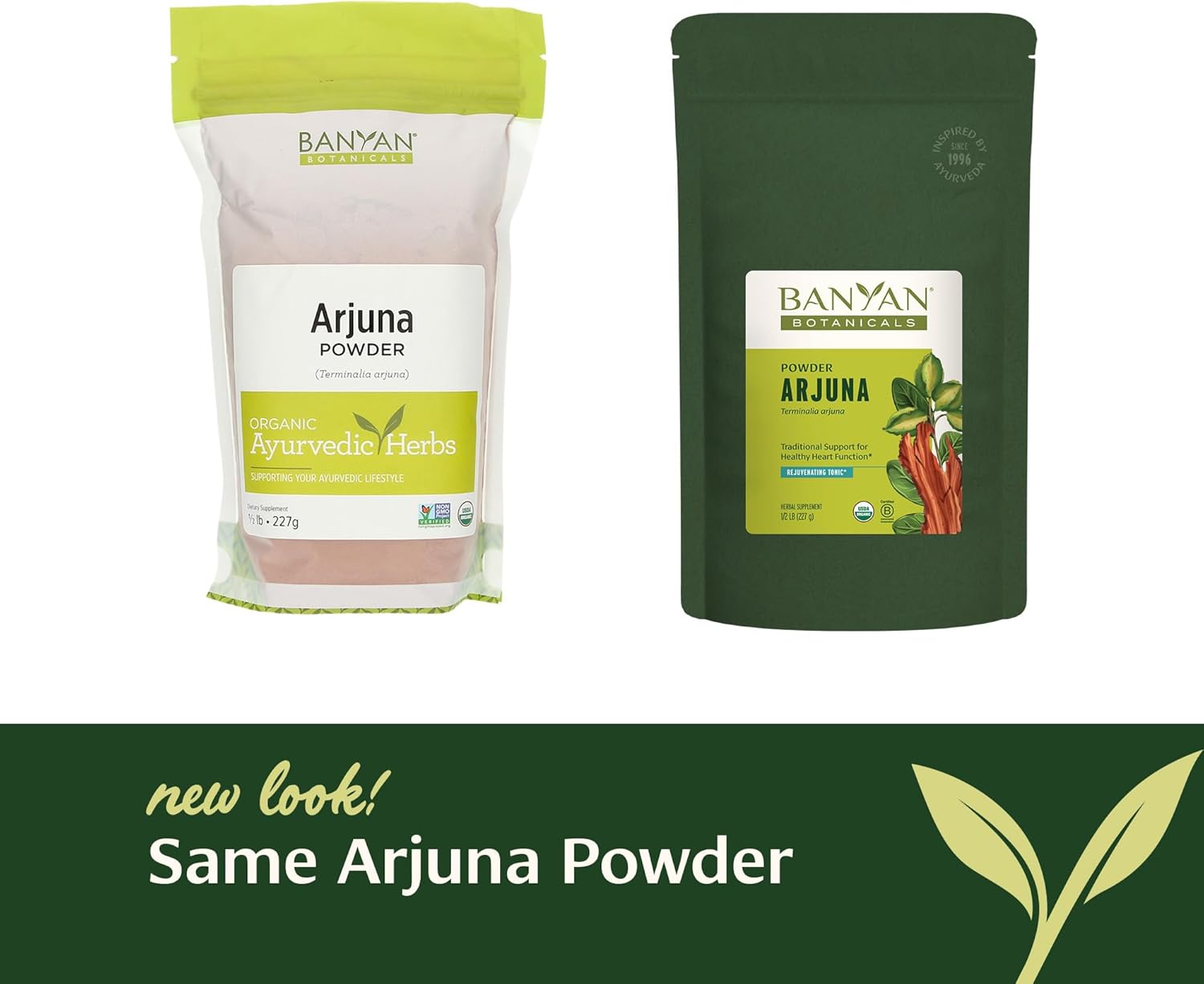 Banyan Botanicals Arjuna Bark Powder – Organic Arjuna (Terminalia Arjuna) – Natural Herbal Heart Health Supplement And Rejuvenating Tonic* – ½ Lb. – Non-Gmo Sustainably Sourced Vegan : Health & Household