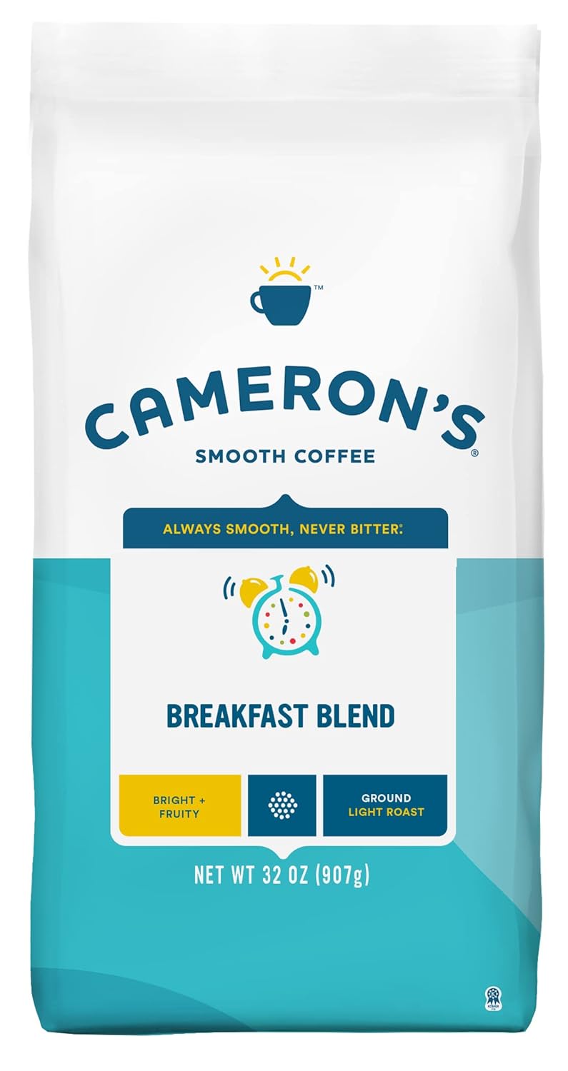 Cameron'S Coffee Roasted Ground Coffee Bag, Breakfast Blend, 32 Ounce, (Pack Of 1)