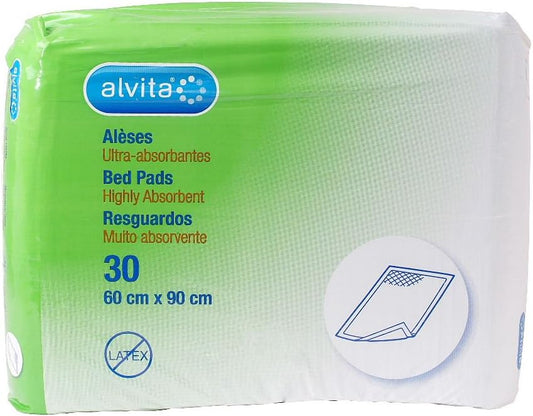 Alvita Incontinence 60 x 90cm Bed Pad - Pack of 30