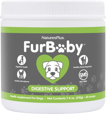 Naturesplus Furbaby Digestive Support For Dogs - 7.4 Oz - Promotes Optimal Digestion - Non-Gmo - 60 Servings