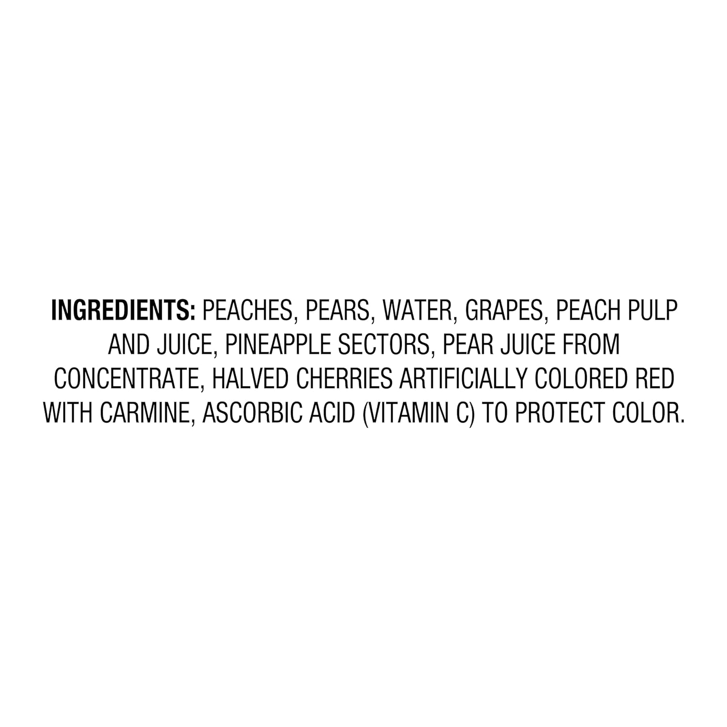 Amazon Fresh, Fruit Cocktail In Fruit Juice, 15 Oz (Previously Happy Belly, Packaging May Vary)