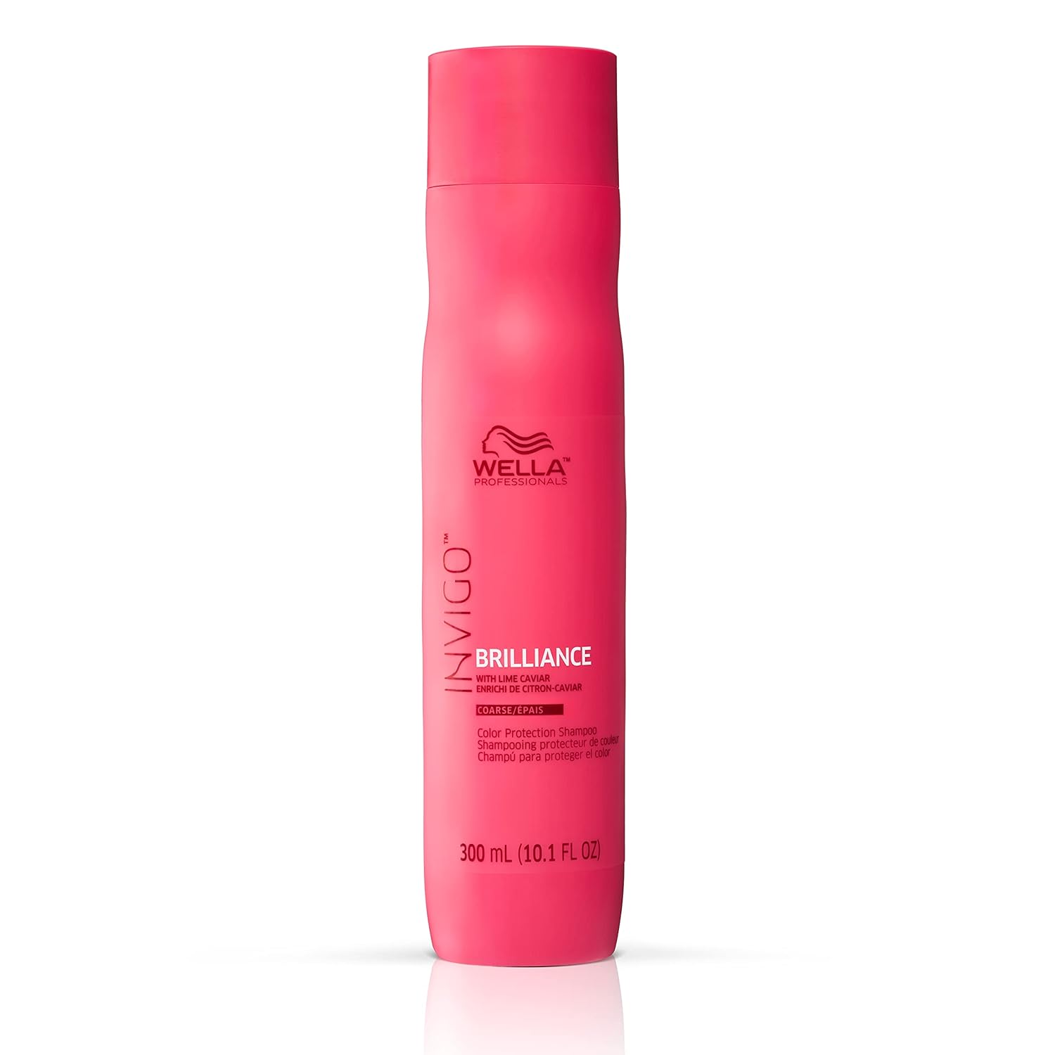 Wella Professionals Invigo Brilliance Shampoo For Coarse Colored Hair, Color Protection & Color Vibrancy