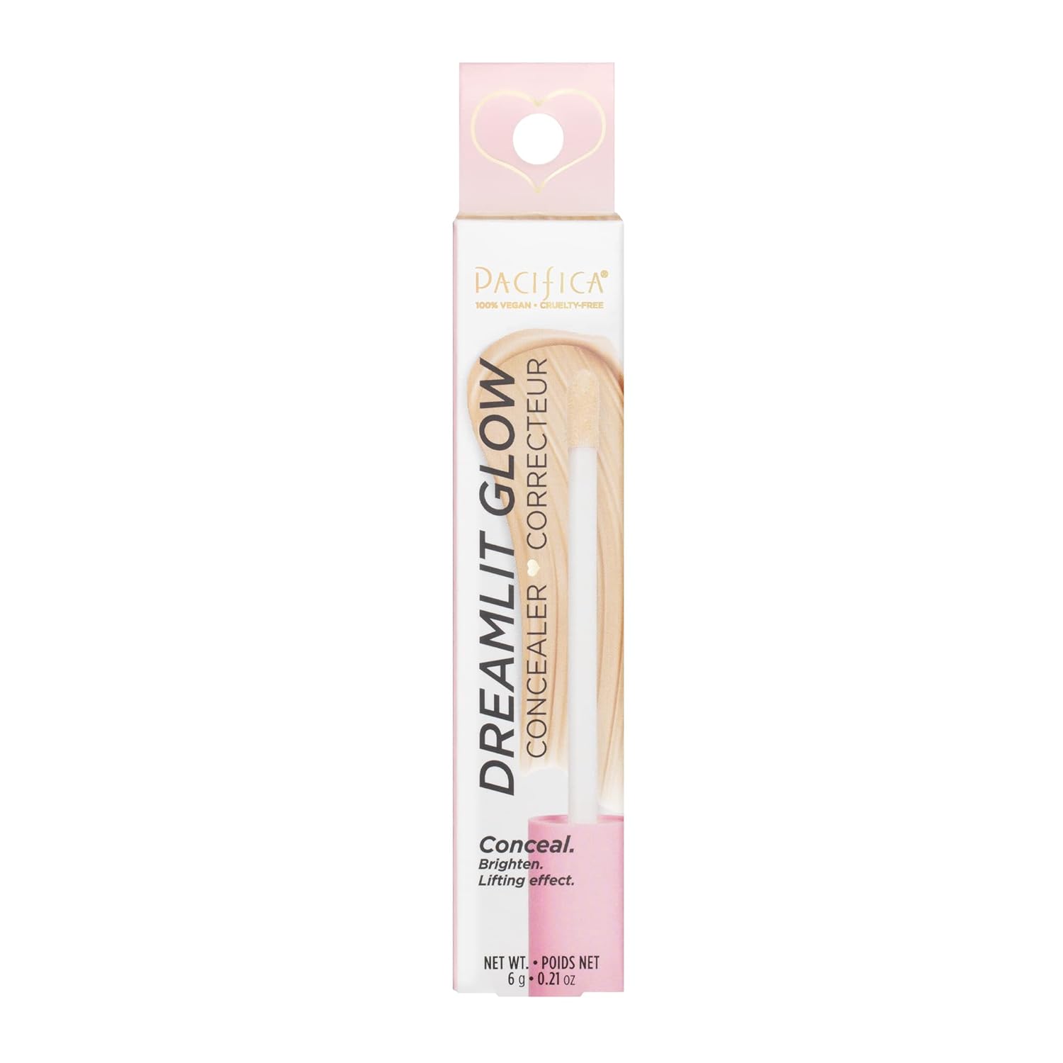 Pacifica Beauty, DreamLit Glow Concealer - Shade 09, Multi-Use Concealer, Conceals, Corrects, Covers, Puffy Eyes and Dark Circles Treatment, Plant-Based Formula, Lightweight, Long Lasting, Vegan : Beauty & Personal Care