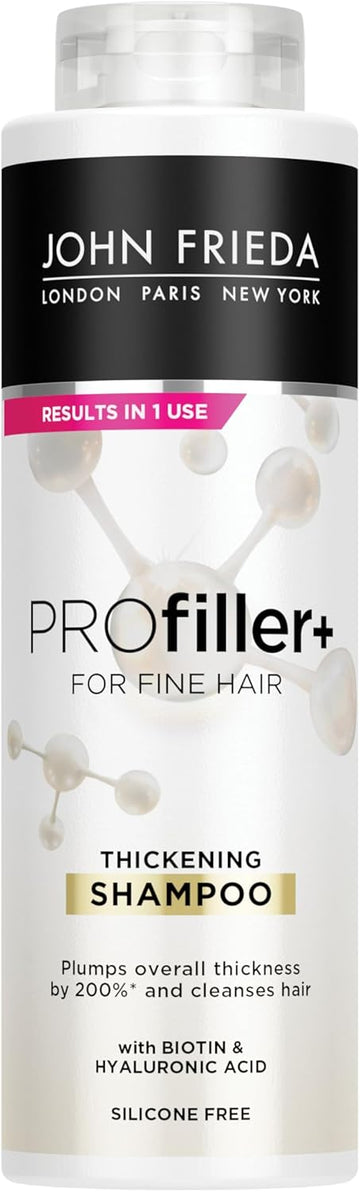 John Frieda Profiller+ Thickening Shampoo For Thin, Fine Hair, 500Ml