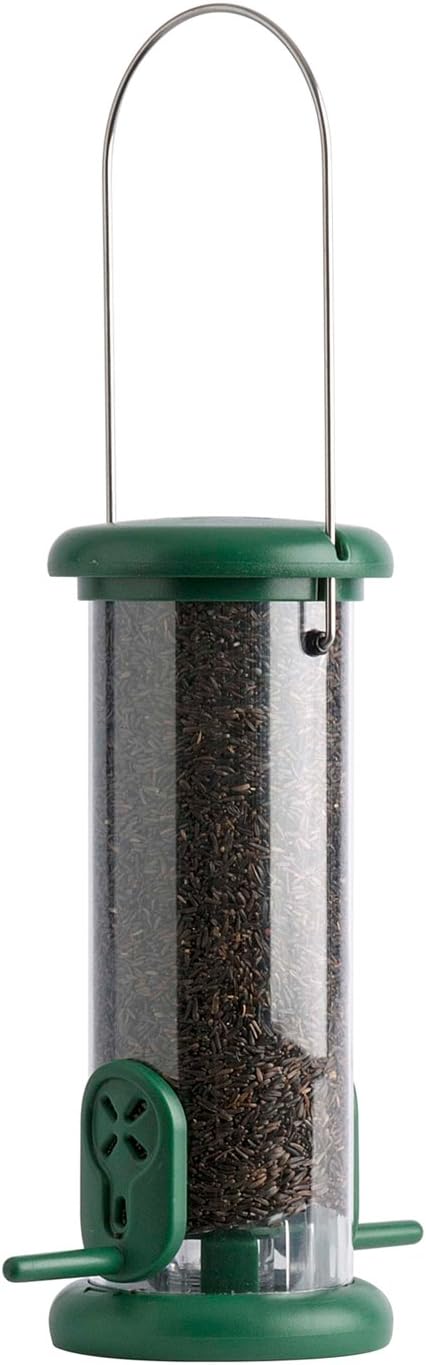 Ring-Pull TO-N1G Small Bird Feeder for Niger Seeds - Green?TO-N1G