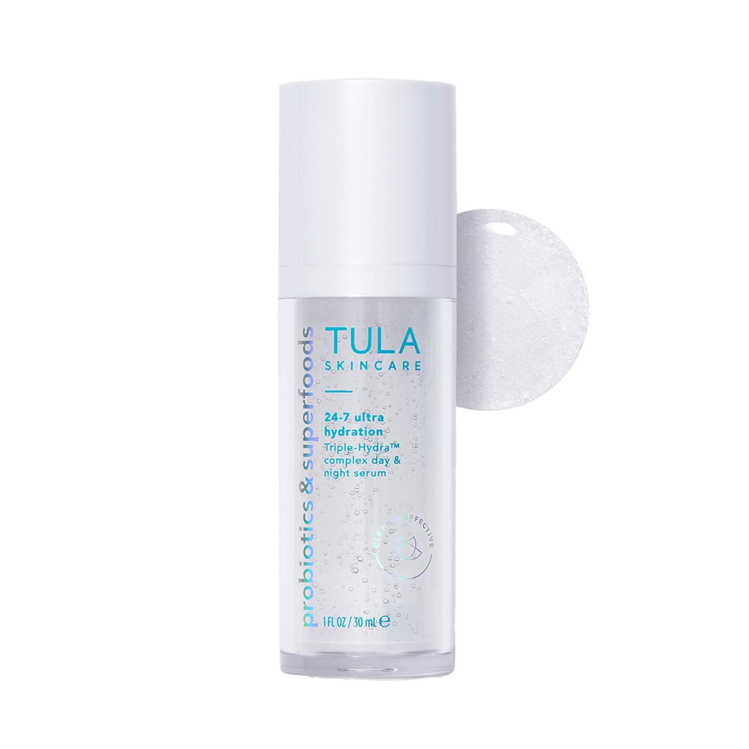 Tula Skin Care 24/7 Ultra Hydration - Triple Hydra Complex Day & Night Serum, Plumps Skin & Delivers Moisture While Reducing Fine Lines, 1 Fl Oz