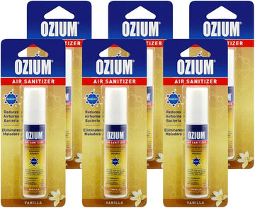 Ozium Air Sanitizer 0.8 oz Spray, Vanilla Scent (6) : Health & Household