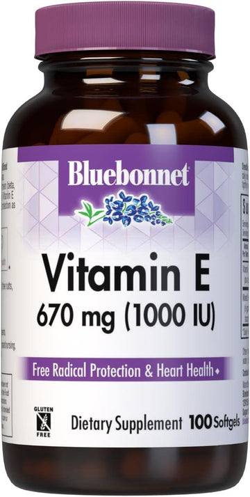 Bluebonnet Vitamin E 1000 Iu Mixed Softgels, 100 Count