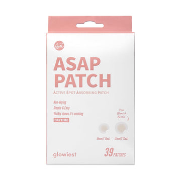 Asap Active Spot Alleviating Patch 39 Patches [Daytime] 10Mm (1 * 15Ea) & 12Mm (2 * 12Ea) | Premium Hydrocolloid Dressing | Simple & Easy Active Treatment