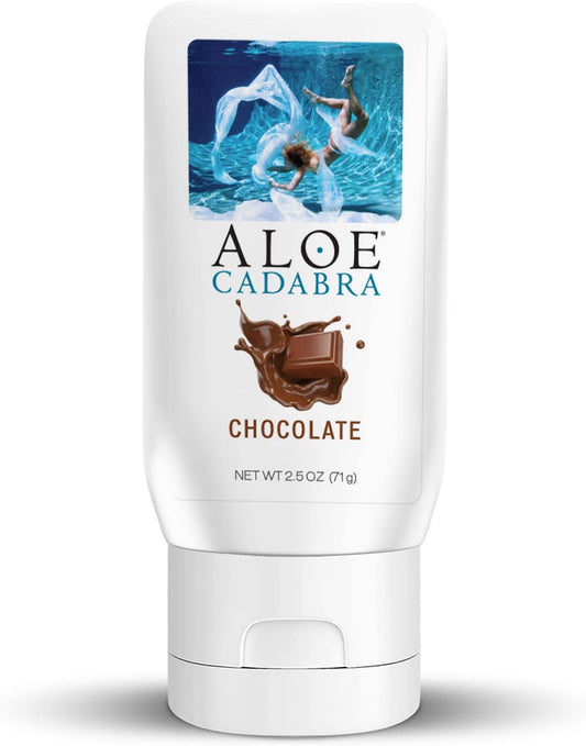 Aloe Cadabra Chocolate Lube Organic Natural Water-Based Lubricant for Women, Men and Couples, 2.5oz