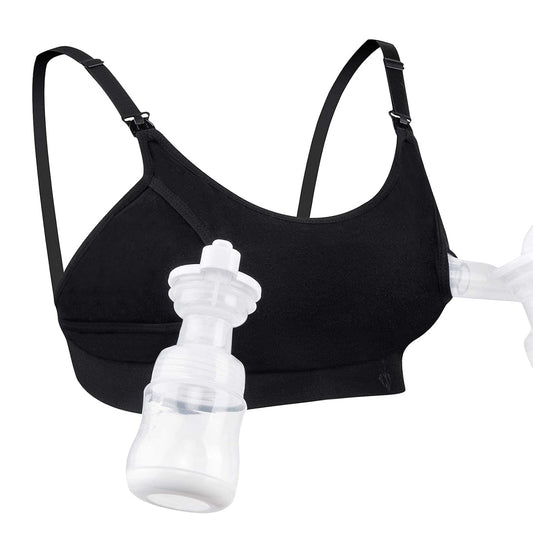 Momcozy Bra 2 Pack, Hands Free Pumping Bra And Seamless Nursing Bra, Size 36D/36E/38B/38C