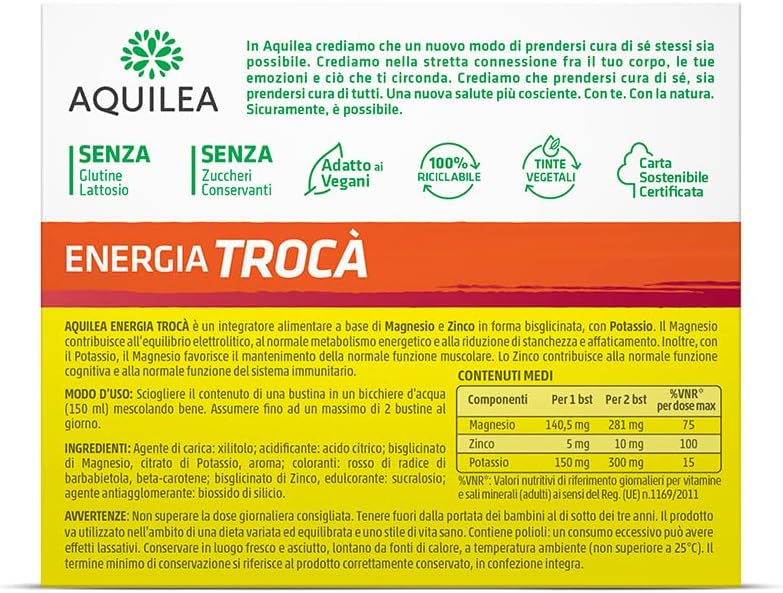 Aquilea Energy trocà 20 Packets of 6g