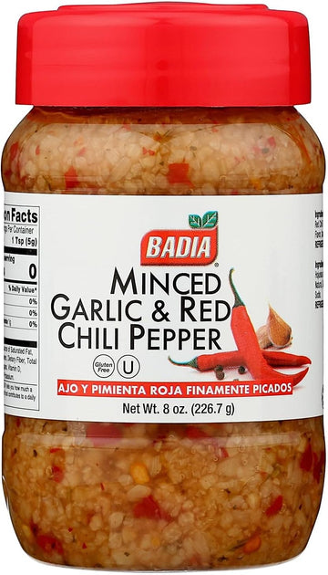 Badia Minced Garlic & Red Chili Pepper Paste 226.7g (8 oz)