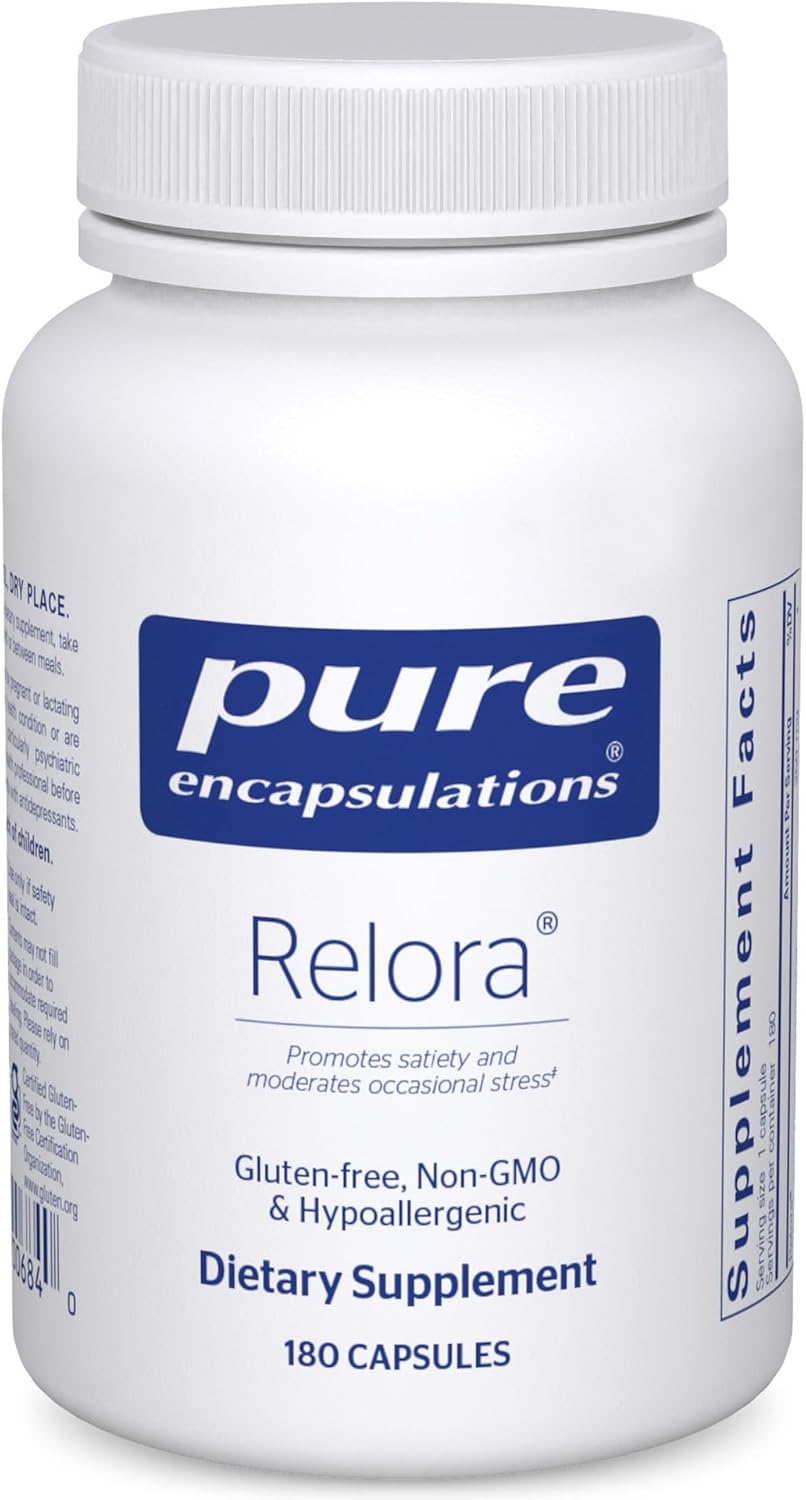 Pure Encapsulations Relora | Hypoallergenic Supplement Promotes Healthy Cortisol And Dhea Production And Moderates Occasional Stress | 180 Capsules