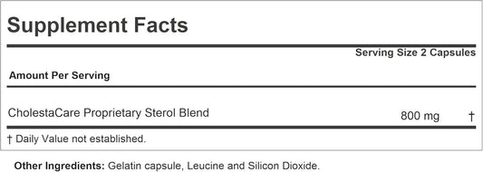 Andrew Lessman Cholestacare 360 Capsules - Unique Natural Phytosterol Blend. No Additives. Easy To Swallow Capsules
