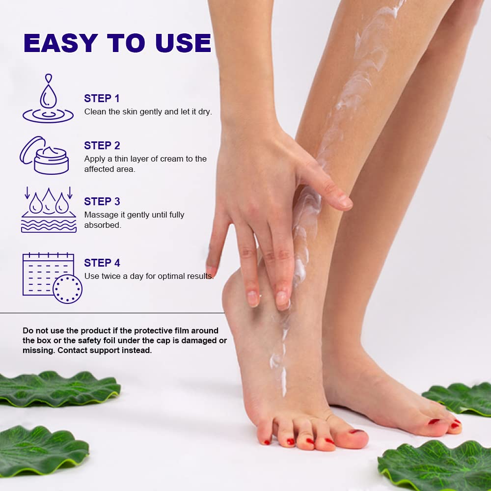 Urea Cream 42% - Premium Urea Foot Cream - With 2% Salicylic Acid, Tea Tree Oil, Shea Butter, Aloe Vera - For Feet, Hands, Heels, Elbows, Knees And More - 4 Oz