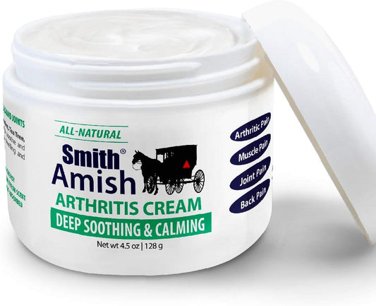 Smith Amish Arthritis Cream. Soothing and Cooling. 4.5 oz jar