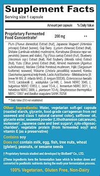 Dr. Ohhira’S Probiotics Professional Formula With 5 Year Fermented Prebiotics, Live Active Probiotics And The Only Product With Postbiotic Metabolites, 120 Capsules