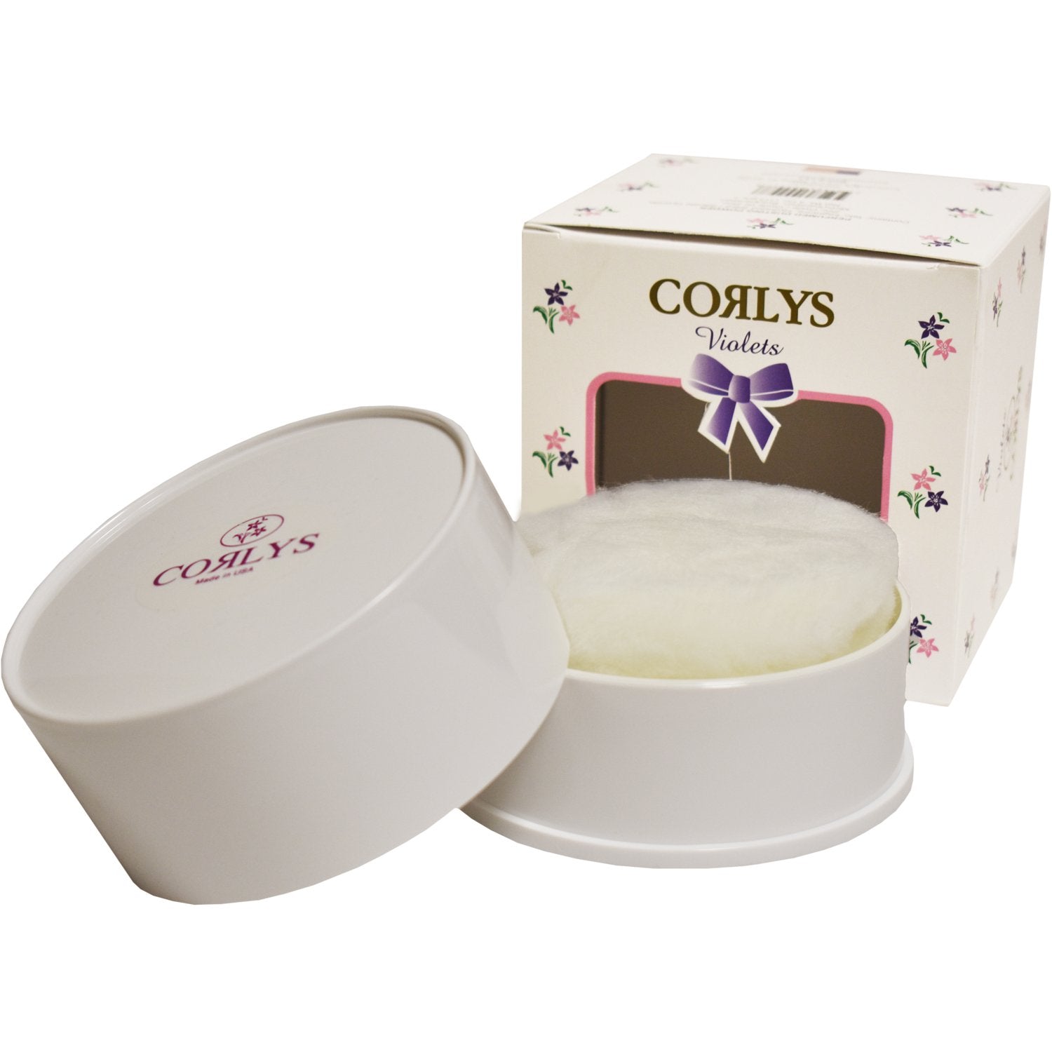 Corlys Dusting Powder For Women And Children With Puff 4 Oz