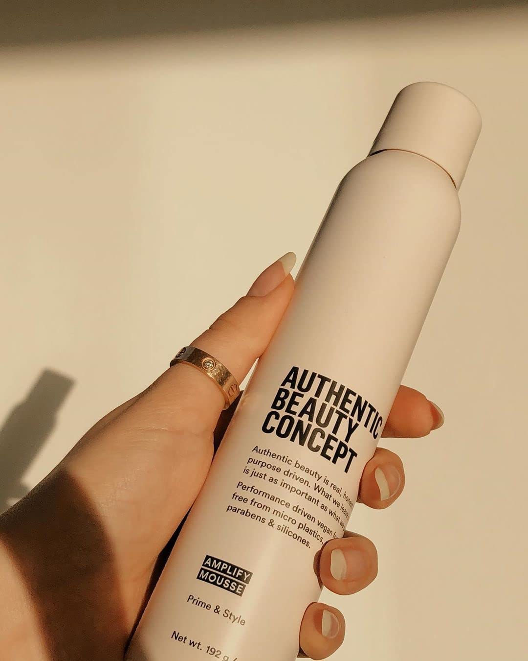 Authentic Beauty Concept Amplify Mousse | Volumizing Mousse | Lightweight Medium Hold Styling | Heat Protection | All Hair Types | Vegan & Cruelty-Free | Silicone-Free | 6.7 Oz : Beauty & Personal Care