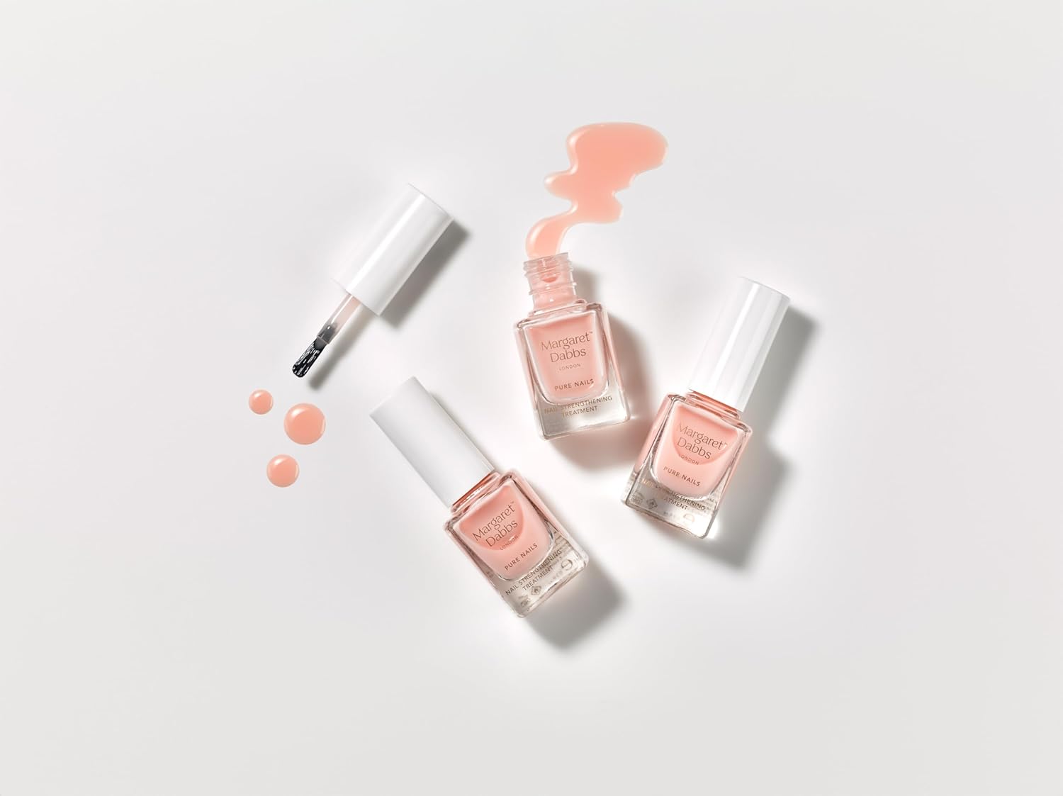 Margaret Dabbs London Nail Strengthening Treatment, Smoothes, Hardens And Restores Nails 9ml : Amazon.co.uk: Beauty