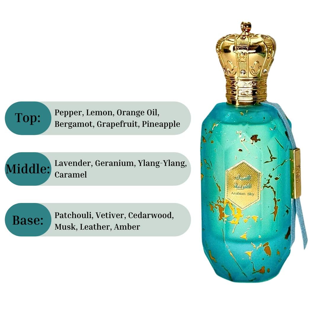 Arabian Sky Edp Spray 100Ml (3.4 Oz) By Armaf | A Celestial Blend Of Citrus, Floral & Woody Scents