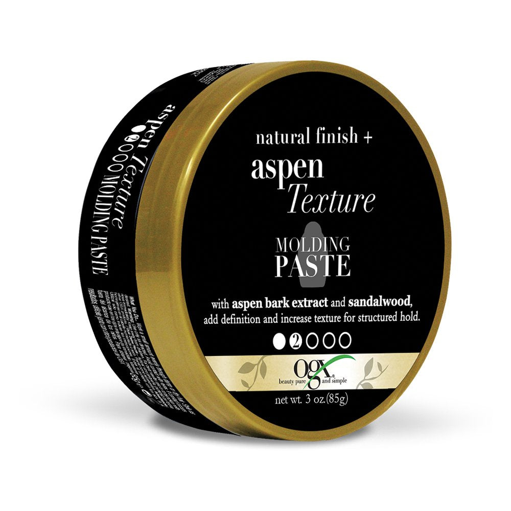 Ogx Natural Finish + Aspen Texture Molding Paste, 3 Oz