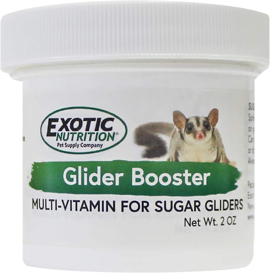 Glider Booster (2 Oz.) - Complete Multivitamin - Powdered Vitamin & Mineral Supplement For Pet Sugar Gliders