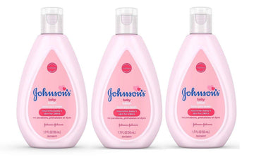 Johnson's Baby Lotion Travel Size 1.7 oz (50ml) - Pack of 3