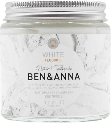 Ben & Anna Natural Toothpaste - White (With Fluoride)