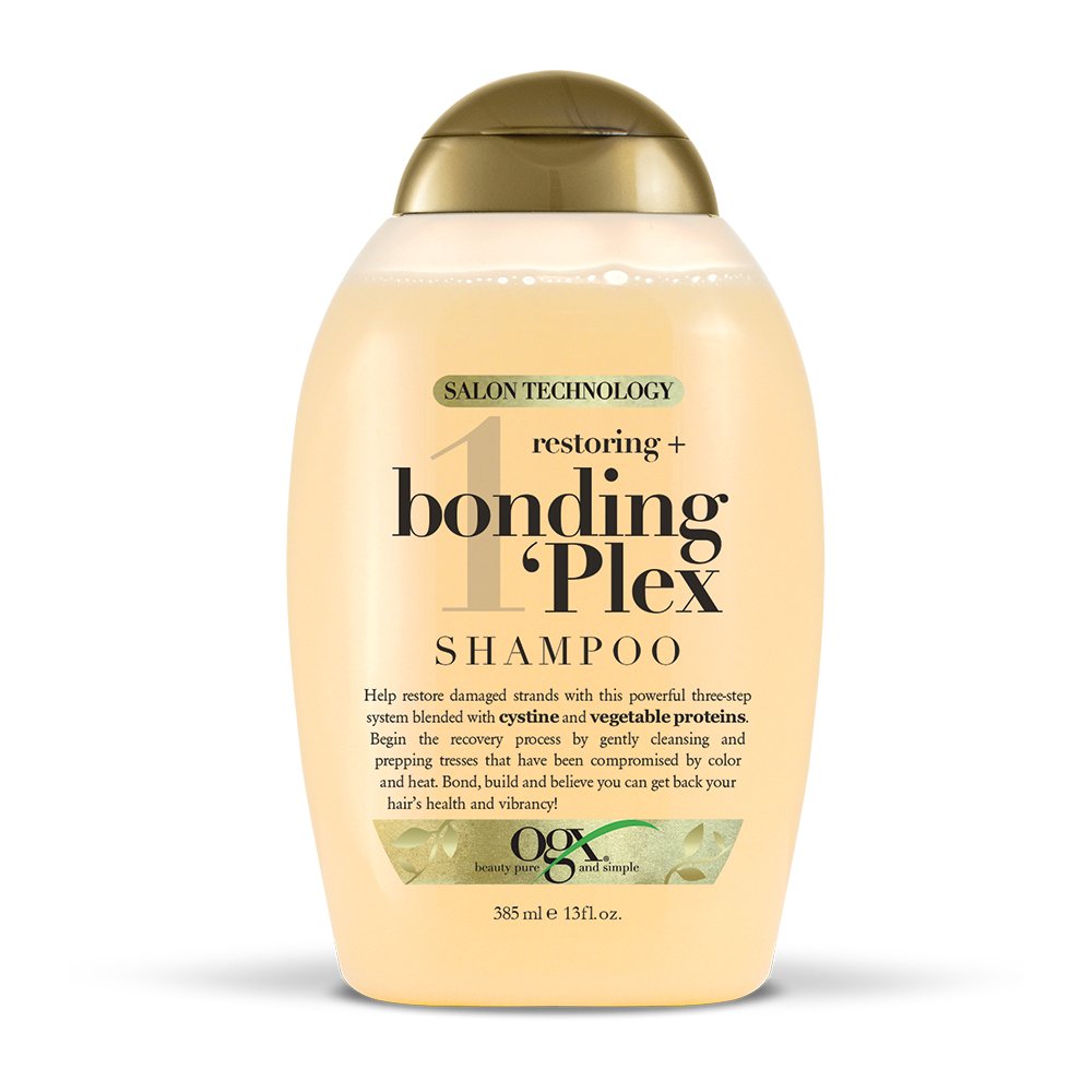 Ogx Restoring + Bonding Plex Salon Technology Shampoo, 13 Ounce, 385 Fl Oz