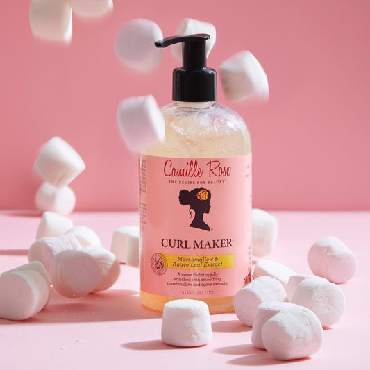 Camille Rose Moisture Milk Leave-In Hair Conditioner 240 Ml And Curl Maker Jelly 355 Ml Bundle