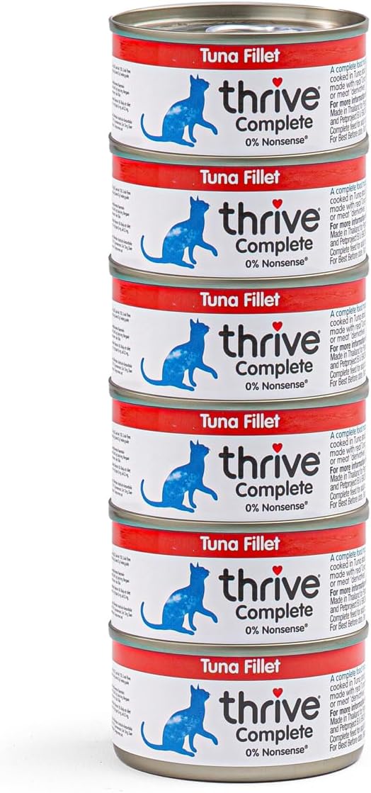 Thrive Cat Complete Food Tuna Fillet, 6X75G