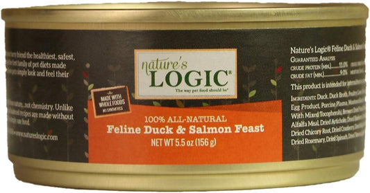 Nature'S Logic Feline Duck & Salmon Feast, 24/5.5Oz