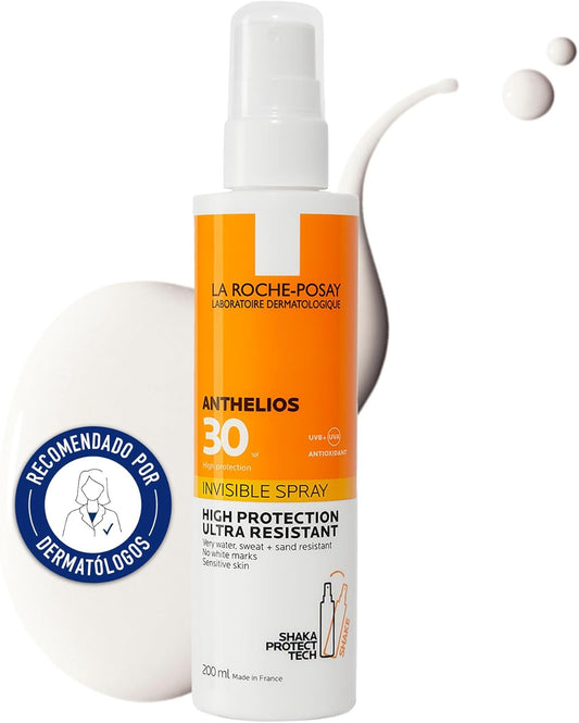 La Roche-Posay Anthelios Invisible Sun Protection Spray SPF 30 200ml : Amazon.co.uk: Beauty