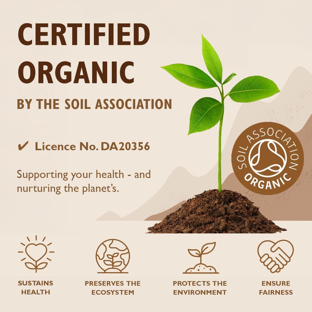 Sevenhills Wholefoods Organic European Barley Grass Powder 500G, European (Eu) | Cultivated In Europe | High In Vitamin C And Iron