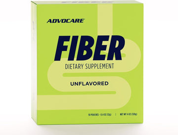 Advocare Fiber Dietary Supplement - Daily Fiber Powder Supplement With Soluble & Insoluble Fiber - Fiber Blend Includes Psyllium Seed & Corn Fiber - Supports Digestive Health* - Unflavored, 10 Pouches