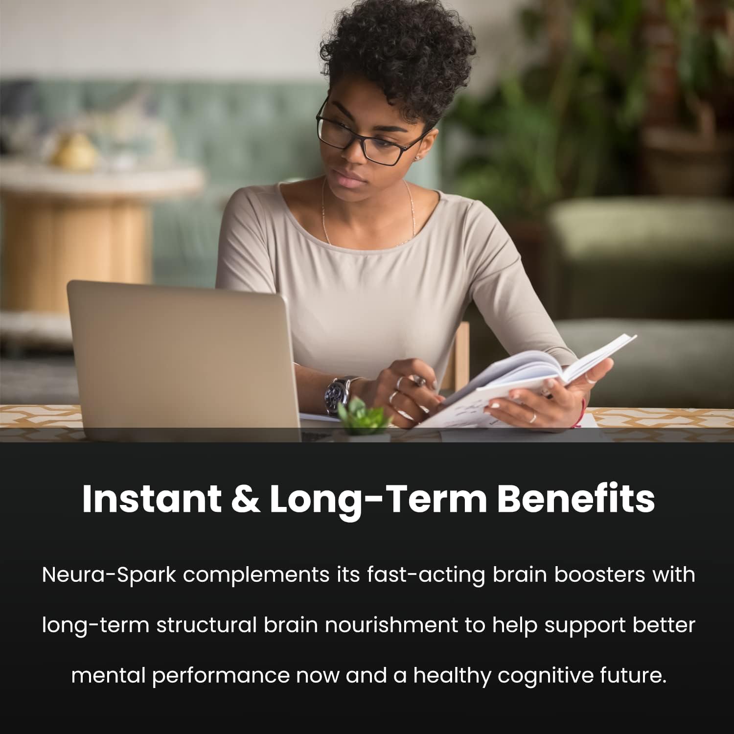 NeuraSpark Premium Brain Supplement for Focus, Memory & Mental Energy - Nootropic Brain Booster for Performance - Ginkgo Biloba, St John's Wort, DMAE, Rhodiola & More - 30 Capsules : Health & Household