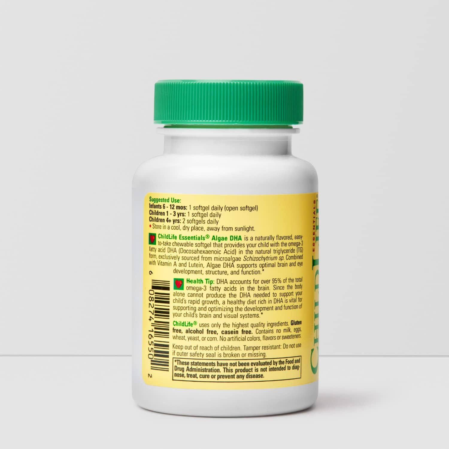 CHILDLIFE ESSENTIALS Algae DHA with Vitamin A & Lutein - Algae DHA Ome