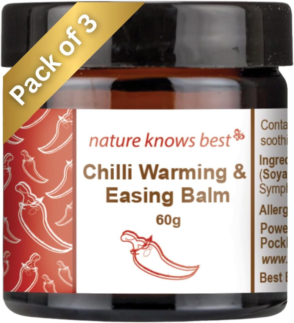 Nature Knows Best Chilli Muscle Rub 3 X 30G