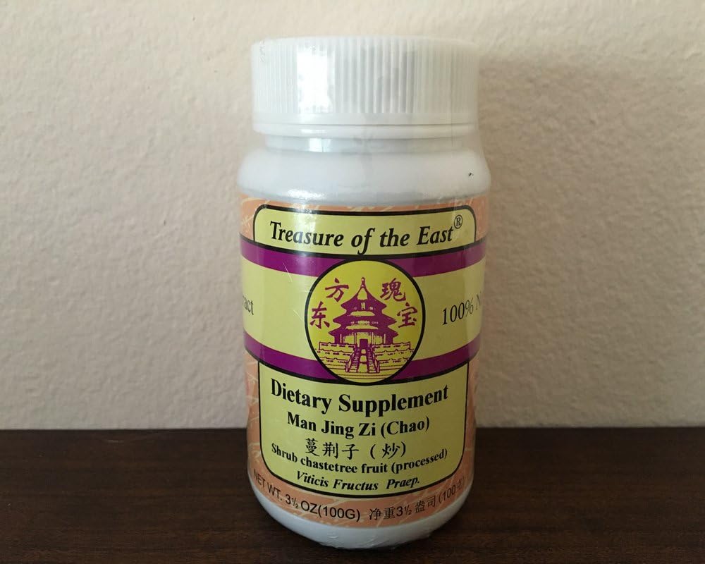 Treasure of the East, Shrub Chastetree Fruit - Man Jing Zi (5:1 Concentrated Herbal Extract Granules, 100g) : Health & Household
