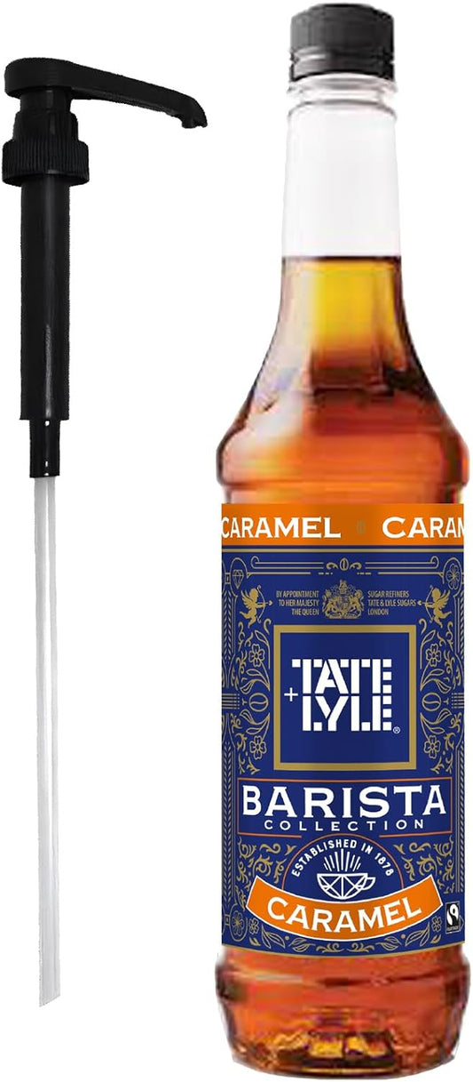 Tate & Lyle Caramel Coffee Syrup 750ml Fairtrade (1 Bottle, with Pump) : Amazon.co.uk: Grocery