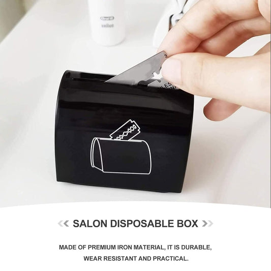 2Pcs Blade Storage Box Mens Disposable Razors Disposable Containers Travel Suitcases Disposal Box Sharps Disposal Container Sharps Containers For Home Use Blades Dispenser Man