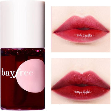 3 In 1 Lip And Cheek Tint Stain, Mini Liquid Lipstick, Hydrating & Moisturizing Cheeks And Eyes Natural Lip Gloss, Waterproof Long Lasting Shimmer Sexy Lip Color Makeup (#04 Cherry)