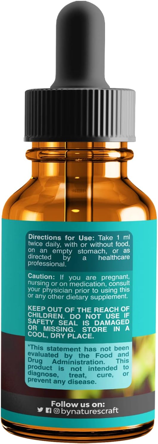 Liver Support Milk Thistle Tincture - Liquid Herbal Supplement with Artichoke Extract for Liver Cleanse Detox & Repair - Liver Detox Cleanse Drops with Dandelion Turmeric and Ginger