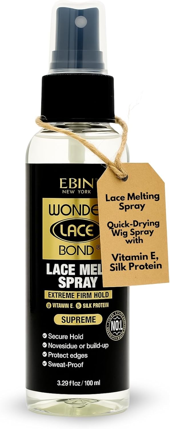 Ebin New York Wonder Bond Melting Spray 250Ml - Extreme Firm Hold (Supreme) | No Reside, Long Lasting Formula With Protecting Edges, Gives Undetectable And Natural Look