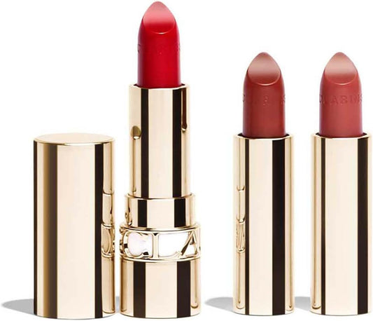 Clarins Gift Set | Joli Rouge Collection | Worth £73 | Includs 3 X Full Size Joli Rouge Lipstick Refills